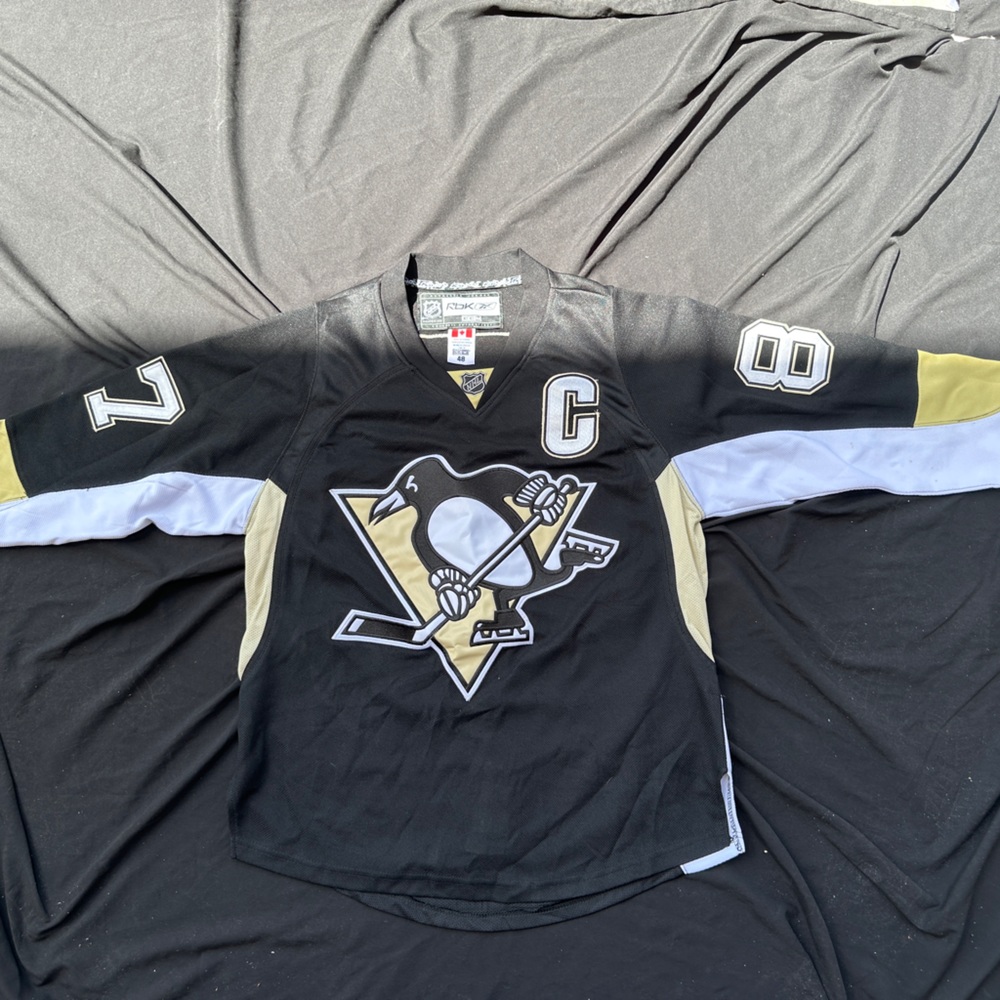 Sidney Crosby authentic Pittsburgh penguins Reebok jersey
